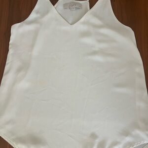 LOFT Women's Cream V-Neck Camisole